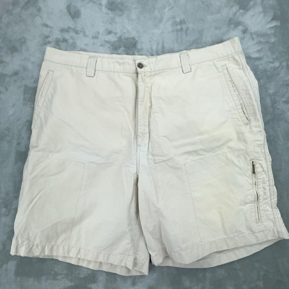 High Sierra Mens Cargo Shorts Size 44 Tan Beige‎ Cotton Nylon Outdoor Hiking 42W